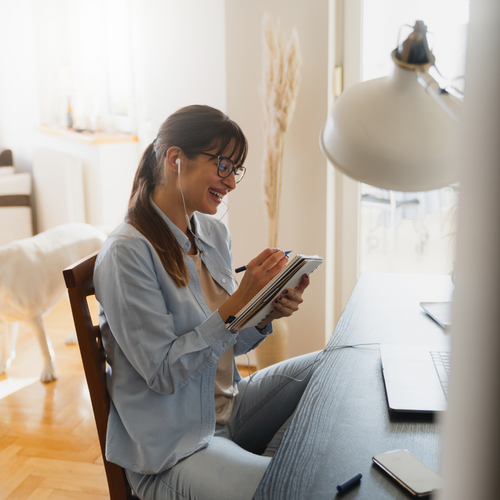 working from home while on your period